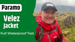 How Waterproof is it PARAMO VELEZ JACKET  outdoorgear backpacking waterproof walking hiking [upl. by Areid]