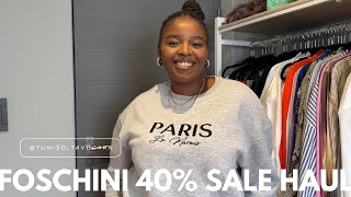 FASHION HAUL FOSCHINI 40 OFF SALE [upl. by Utir]