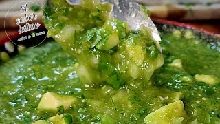 🔴 Salsa Taquera verde y Tip para conservar tu Salsa Verde 💯salsa para Tacos💥 [upl. by Bryner]