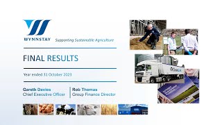 Wynnstay Group WYN Full Year 2023 results presentation  Febuary 24 [upl. by Dviad]