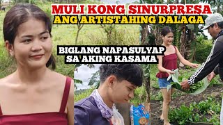 MULI KONG BINISITA ANG ARTISTAHING DALAGA SA BUKID MAY DALA KAMING SURPRESA SOBRANG SAYA [upl. by Nodyarg]