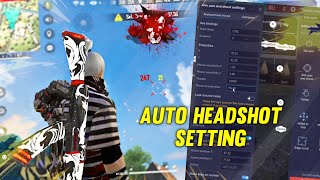 Bluestacks 52 auto headshot settings and sensitivity White 444  Ruok Bar1 ff 💻 [upl. by Yramanna451]