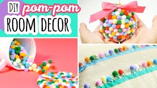 DIY Room Decor  PomPom Crafts [upl. by Sheffield]