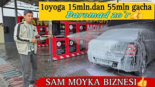 Ozbekistonda Yangilik👍 SAM MOYKA Uchun  Sam Moyka Ochish Qancha  Sam Moyka Biznesi [upl. by Ymmat]