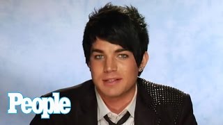 Adam Lambert Reveals His Favorite Eyeliner  Up Close  People [upl. by Norry954]