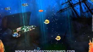 Free screensaver nfsPiratetreasureUnderwater [upl. by Akoyin]