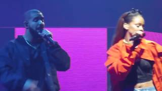 Drake amp Rihanna Perform at OVO Fest 2016 [upl. by Yelsew422]