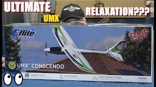 EFlite UMX Conscendo glider BNF Basic with AS3X and SAFE Unboxing [upl. by Natica196]