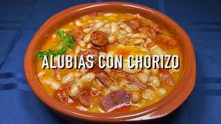 Alubias con Chorizo  Cocina Con Fujita [upl. by Ahseat997]