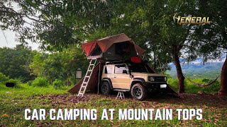 Car Camping at the top of the mountain  Watefalls  Suzuki Jimny JB74  034 [upl. by Artiek]