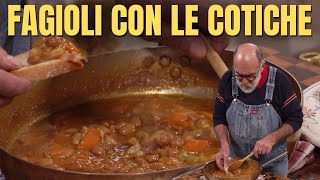 FAGIOLI CON LE COTICHE  Le ricette di Giorgione [upl. by Nuoras]