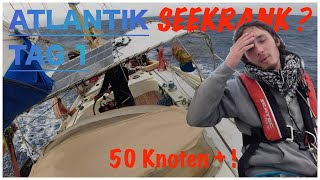 Ep53  STÜRMISCHER START Atlantiküberquerung Floatingtofreedom Weltumsegelung [upl. by Alexei]