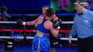 Micaela Domínguez vs Nicole Morales  Boxeo de Primera  TyCSports [upl. by Airlie]