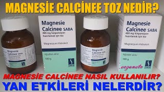 Magnesie Calcinee Toz Nedir Magnesie Calcinee Toz Yan Etkileri Nelerdir Ve Nasıl Kullanılır [upl. by Eelik586]