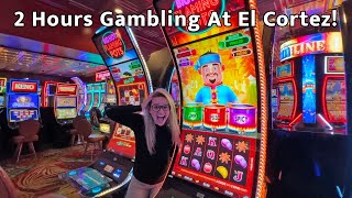 I Played Slots At El Cortez For 2 Hours Las Vegas Slot Machines [upl. by Iemaj448]