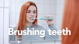 Brushing Teeth  Sound Effect Copyright Free [upl. by Aromat]