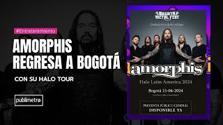 Amorphis regresa a Bogotá con su Halo Tour [upl. by Nabois817]