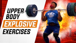 Top 5 Explosive Upper Body Strength Exercises For Athletes [upl. by Ynez]