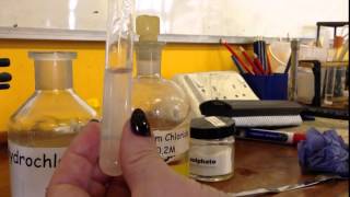 AQA Required Practical  Identifying ions Test for Sulfate Ions [upl. by Tedmund]