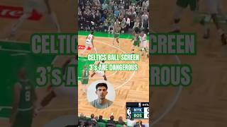 The Celtics Smoked the Knicks with Ball Screen 3’s basketball nba celtics shootingcoach [upl. by Millda]