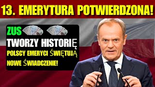 SZOKUJĄCE OGŁOSZENIE ZUS POTWIERDZONO 13 EMERYTURĘ NA 2025 R [upl. by Meesaw]