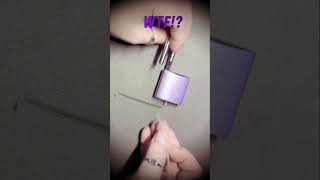 Zip Tie Opens Brinks Padlock locksport lockpicking shorts [upl. by Noryb]