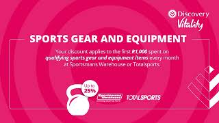 Vitality Active Gear – Sports Gear and Equipment upfront discount [upl. by Jillana809]