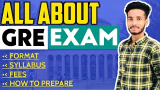 GRE Exam 2022  Complete details of GRE exam in hindi  Format  Syllabus  Books  Fees  Pattern [upl. by Thunell]