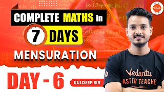 Mensuration Formulas Class 10 Revision in One Shot ✅ CBSE Class 10 Complete Maths  Day 6 [upl. by Mharba]