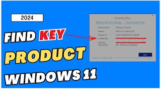 How to Find Product Key for Windows 11  How to Find Windows 10 Product Key [upl. by Poppo]