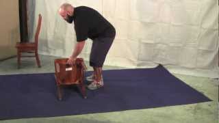 How To Pad Wrap 2 Dining Chairs [upl. by Engenia]