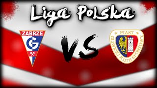 Liga Polska Górnik Zabrze vs Piast 24112024 godzina 1730 [upl. by Ledba]