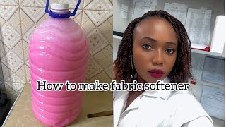 HOW TO MAKE FABRIC SOFTENER AT HOME [upl. by Pietje]