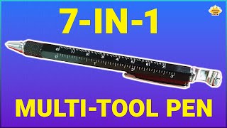 7in1 MultiTool Pen Review 🖊️ [upl. by Esther]