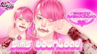 sanzu haruchiyo tokyo revengers ´´☆✿  cas sims 4  full cc list [upl. by Kennard]