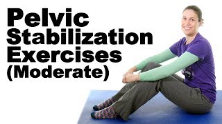 7 Best Pelvic Stabilization Exercises Moderate  Ask Doctor Jo [upl. by Eissoj]