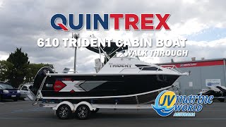 Quintrex 610 Trident  Walk Through Video [upl. by Hungarian795]