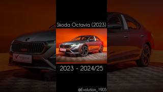 🟠Evolution of Skoda Octavia 1996  2024Evolution1905shortssortstiktokcarskodaрекреки [upl. by Yretsym691]