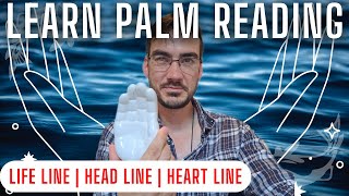 How To Read Palm Lines 🔮Palmistry Beginners Guide  A Palm Reading Introduction [upl. by Annayk]