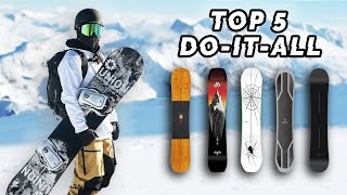 Top 5 DoItAll Snowboards 2024  Board Archive [upl. by Areic976]