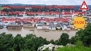 Hochwasser in Passau auf Meldestufe 1 Altweiber Sommer gibt nochmal Vollgas [upl. by Marteena]