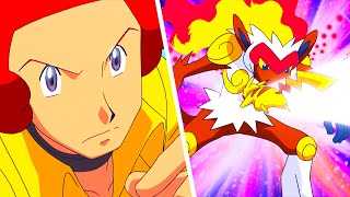 Ash vs Flint  Full Battle  Pokemon AMV [upl. by Garges]