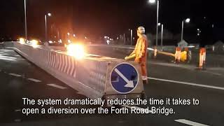 Queensferry Crossing Automated Barriers Successfully Trialled [upl. by Penrose]