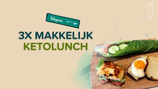 Makkelijkste glutenvrije en suikervrije lunches  3 KETO LUNCH RECEPTEN [upl. by Lanod894]