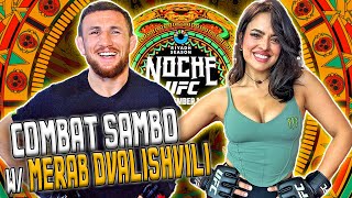 Merab Dvalishvili teaches me combat sambo amp thoughts on Sean O’Malley  UFC 306 [upl. by Nirrac157]