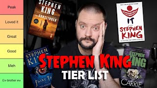 Tier ranking every Stephen King book Ive read [upl. by Pich]