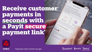 Business Banking app feature  Request Payment by link  Payit by NatWest [upl. by Atiras]