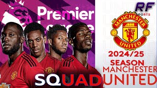 Unleashing the Red Devils Manchester Uniteds StarStudded Squad 202425 Premier League [upl. by Adnyl]