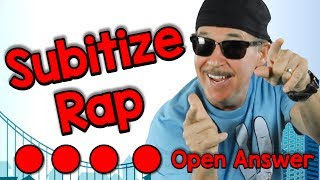 Subitize Rap sŭbitize  Open Answer  Math Song for Kids  Jack Hartmann [upl. by Aldos675]