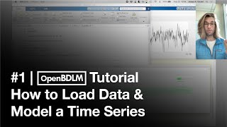 1  OpenBDLM Tutorial  How to load data amp model a time series [upl. by Airdnua]